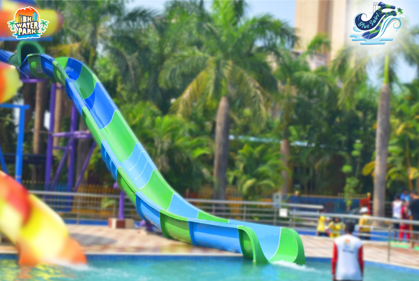 bk waterpark blue swirl